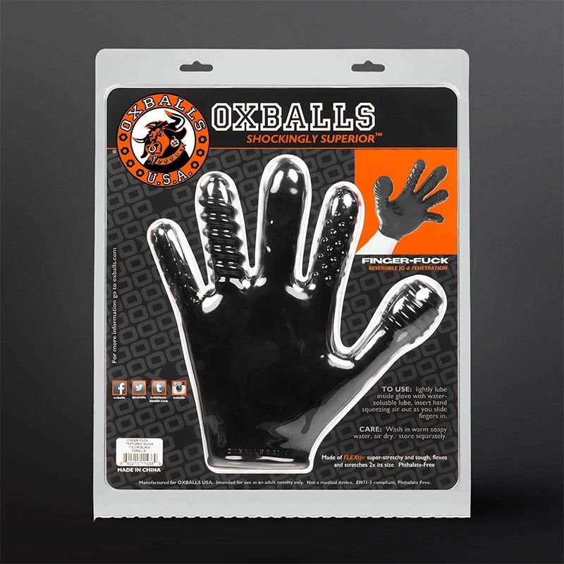 Gant de pénétration anale Oxballs Finger Fuck Glove