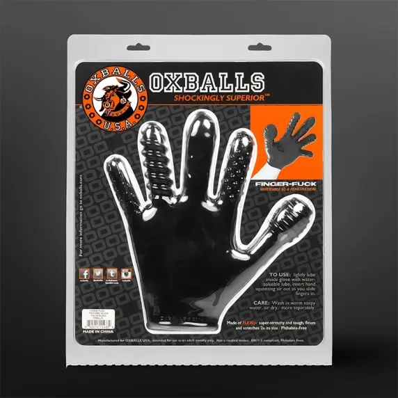 Anal penetration Oxballs Finger Fuck Glove