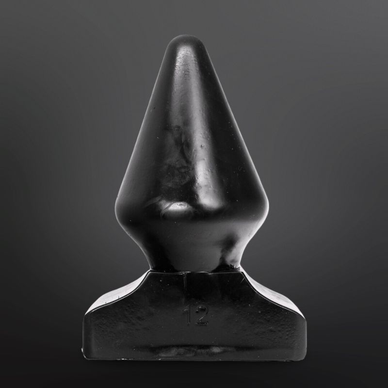 Plug anal PVC All Black 9"