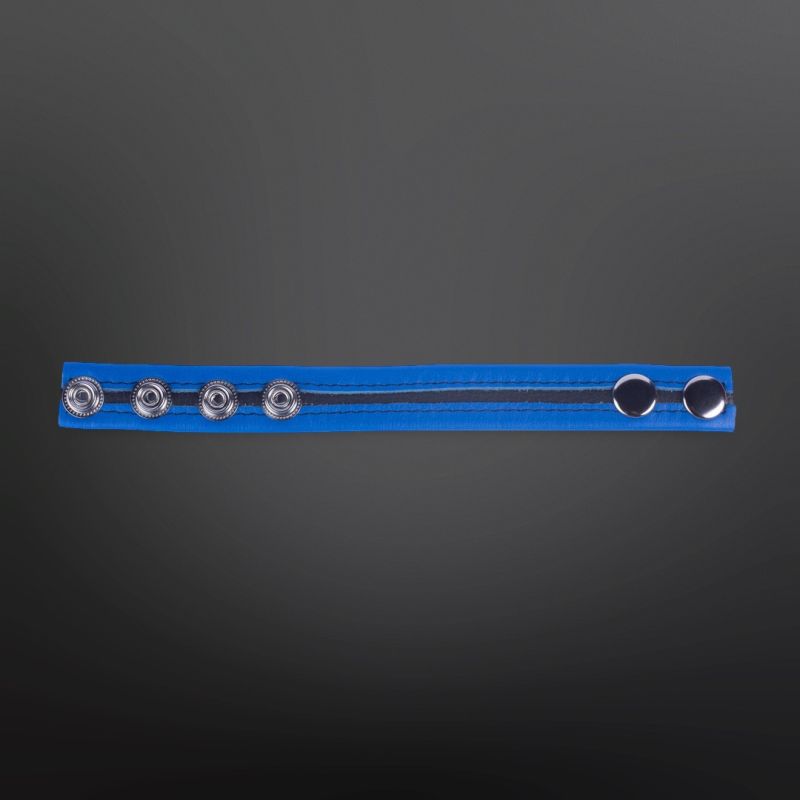 Verstellbarer Leder-Cockring Tippy Blau