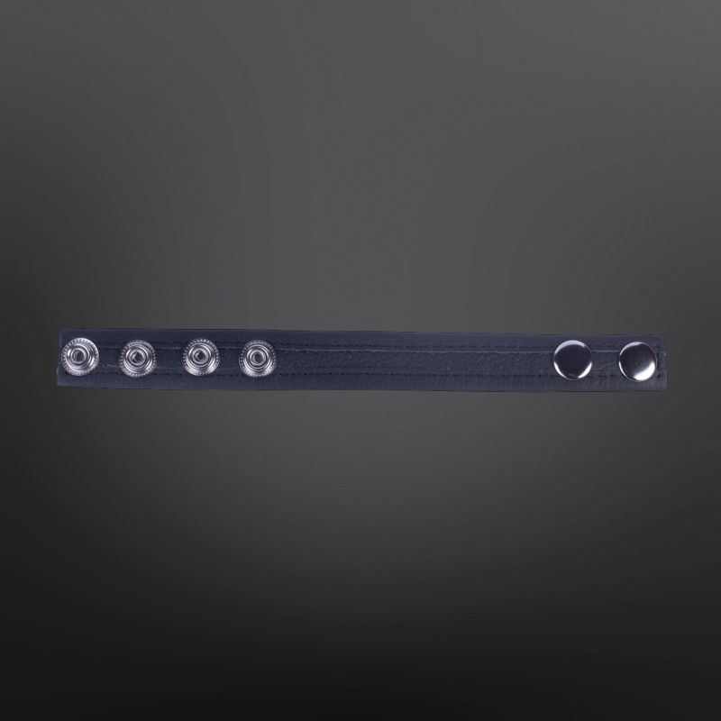 Cockring cuir réglable Tippy Noir