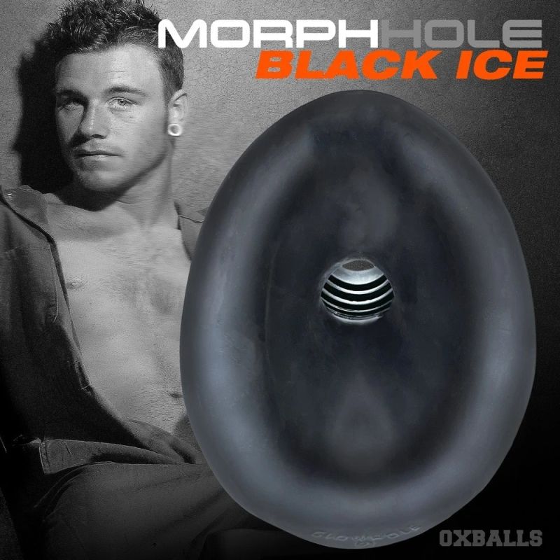 Oxballs MORPHHOLE-1 Gaper Anal plug Black Ice S