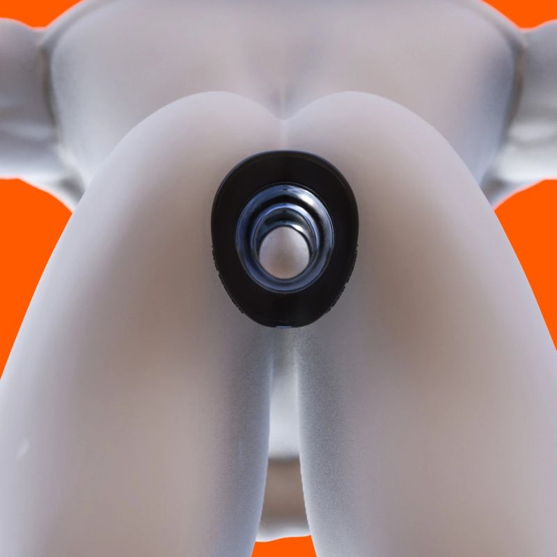 Analplug Oxballs MORPHHOLE-1 Gaper Black Ice S