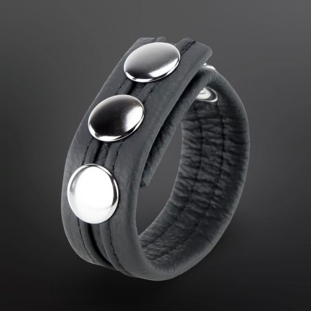 Cockring in Pelle Regolabile The Red Nero