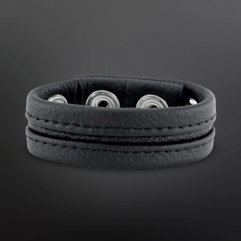 Cockring in Pelle Regolabile The Red Nero