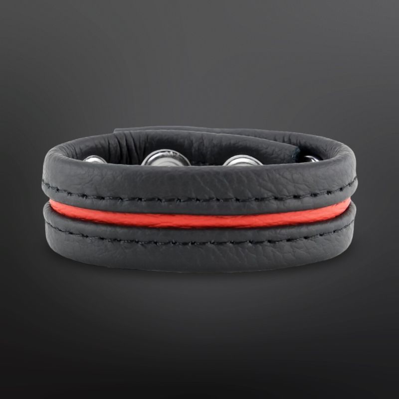 Cockring de Cuero Ajustable The Red Rojo