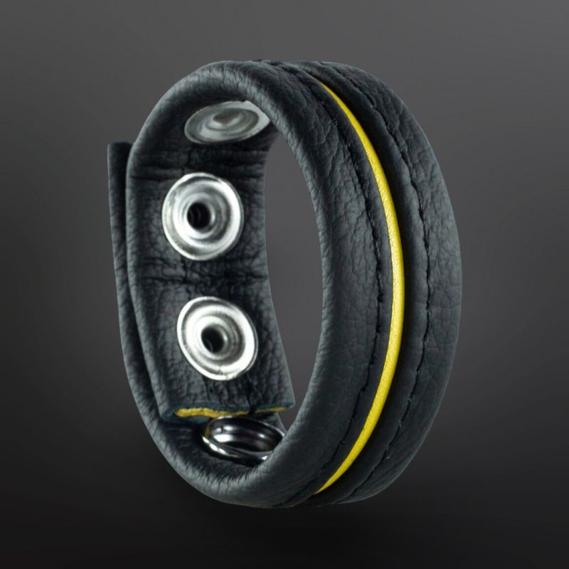 Cockring de Cuero Ajustable The Red Amarillo